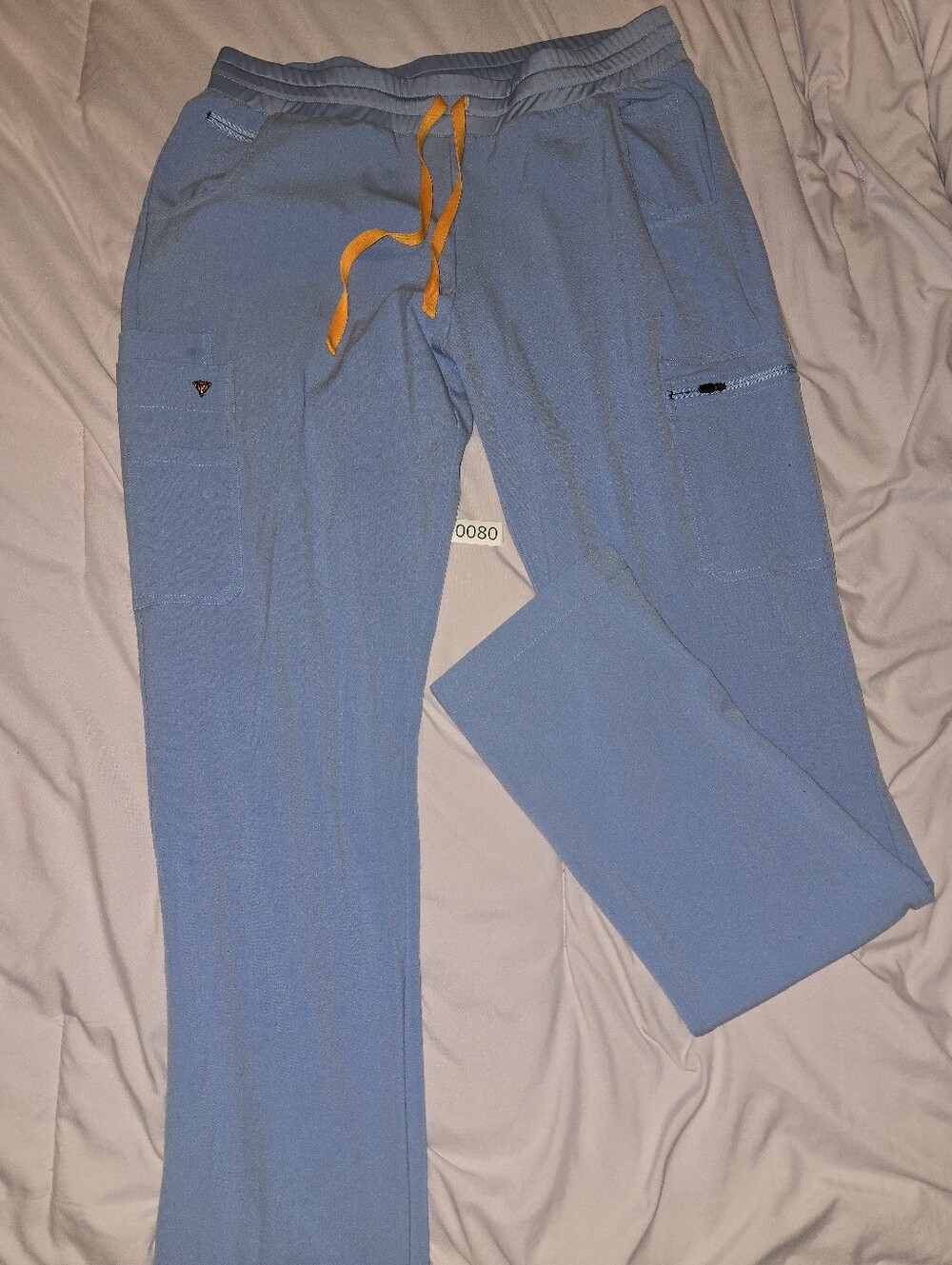 Poppy Scrubs Large Tall Pfieffer Slim Ceil Blue Like New No Fragrances